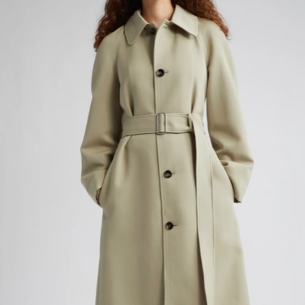 Burberry  Belted Wool Coat Size US14 NWT 100% Authentic